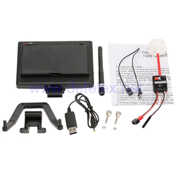 XK-X380 X380-A X380-B X380-C air dancer drone spare parts 5.8G 8CH FPV monitor and signal launcher Set